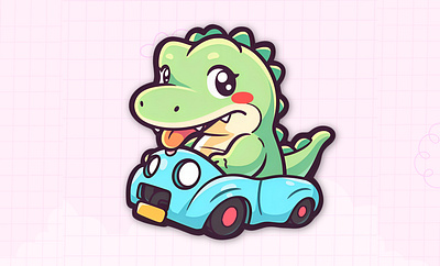 Kawaii Cute Cartoon Character Crocodile streetweardesign