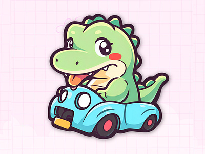 Kawaii Cute Cartoon Character Crocodile streetweardesign