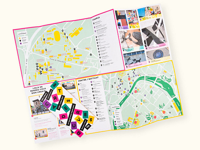 🎨✨ Bien Urbain 2018: The creative map! ✨🎨 besancon besançon colorfull colorfull map creativity eventdesign festival map map design map festival