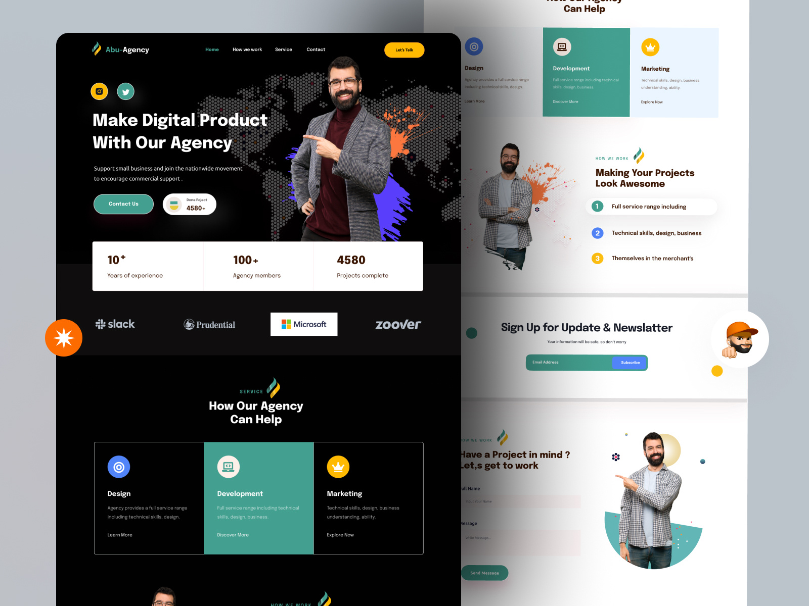 Example of High Effective Landing Page Design 