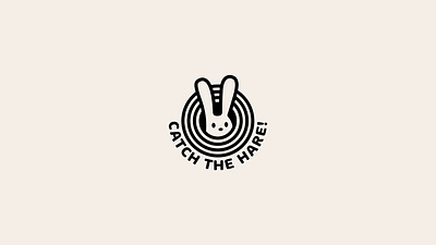Hare logo animal black branding bunny circle circus company creative design graphic design hare illusion illustration logo logofolio logotype modern portfolio rabbit vector