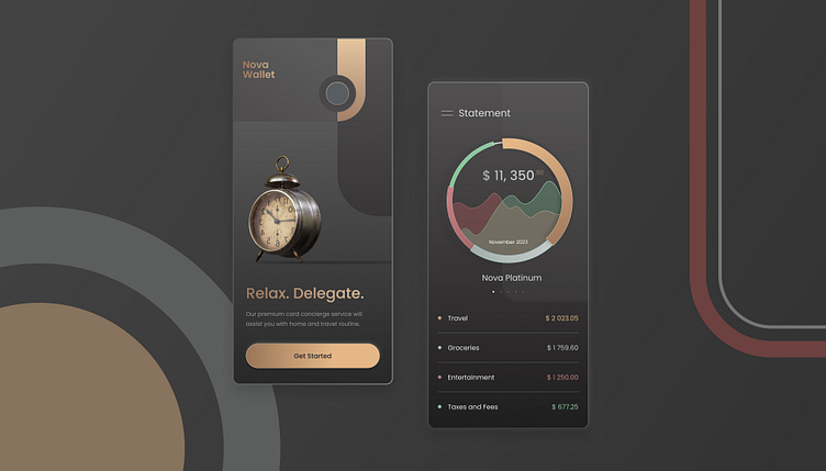 Nova Wallet by Tarannom Gorji on Dribbble