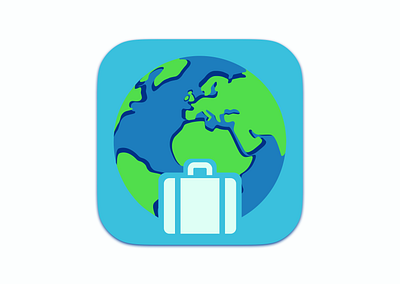 DailyUI #005 - App Icon branding color daily dailychallenge dailyui design icon travel ui