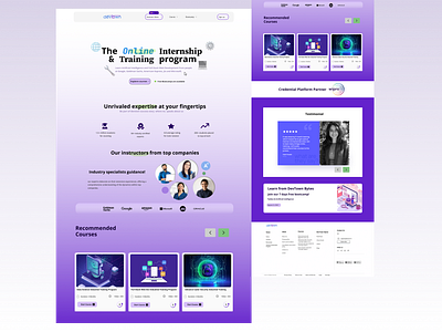 Revamp for devtown landing page! edtech landingpage productdesign technology ui uiux ux webpage