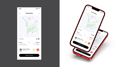 Delivery tracking interface concept app daily ui product design ui design ux design