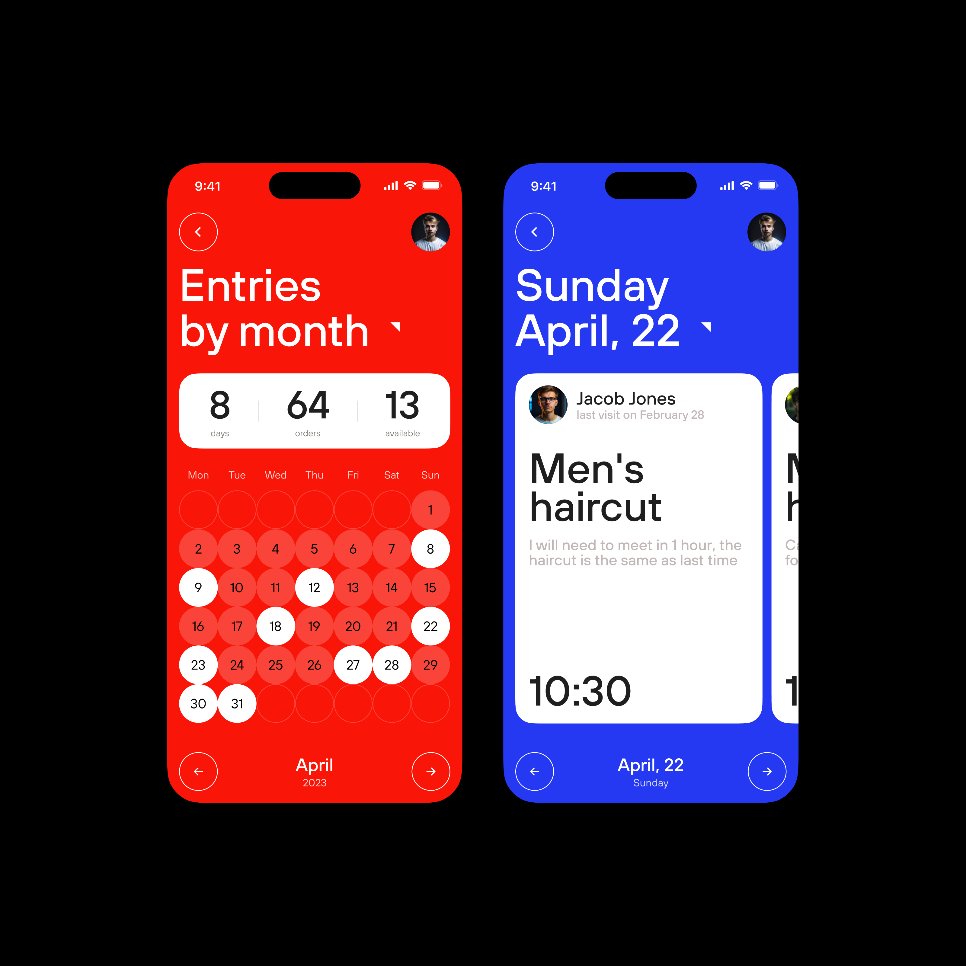 CRM interface aplication app crm design interface mobile ui ux