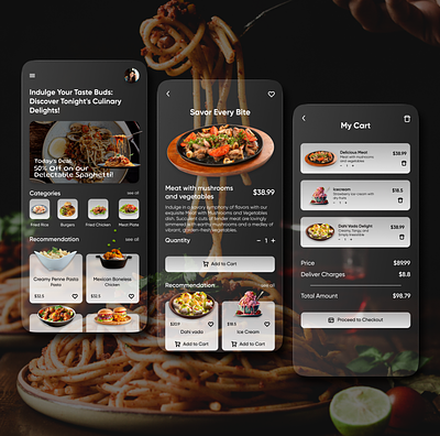 Food delivery mobile app | UX/UI app uiux app userinterface app visual designs design figma food food app food app ui food app ui design food app uiux food ui graphics ui design uiux