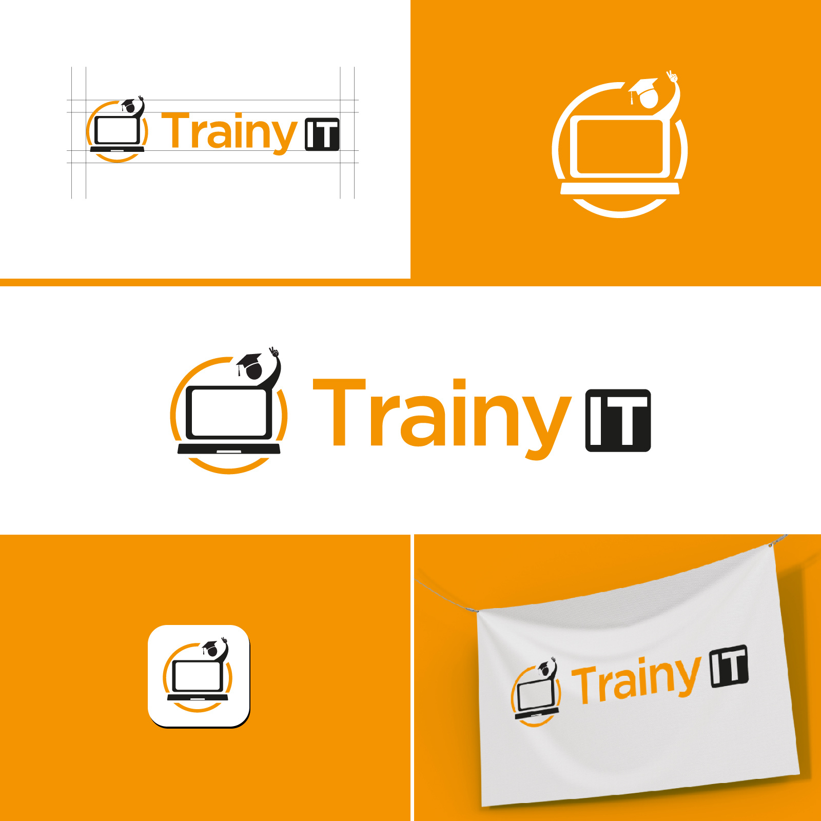 Training It minimal logo design brand identity branding clean creative logo designer graphic design graphics designer icon logo logo design logo designer minimal logo designer modern