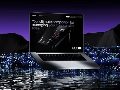 Onebank - Web UI Concept 3d bank concept creative daily ui daily ux design graphic design illustration inspiration ios modern money transfer motion graphics stylish ui ux violet web design