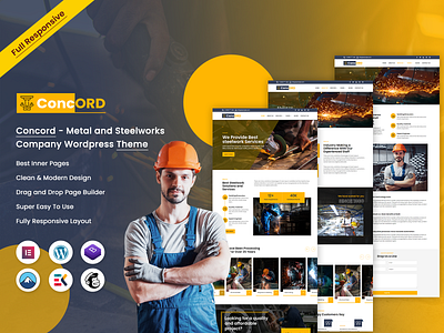 Concord - Metal and Steelworks Company Wordpress Theme architecture