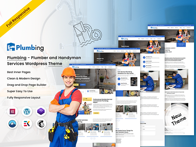 Plumbing - Plumber and Handyman Services WordPress Theme business services