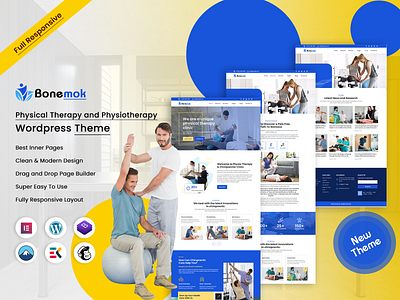 Bonemok - Physical Therapy and Physiotherapy WordPress Theme medical templates