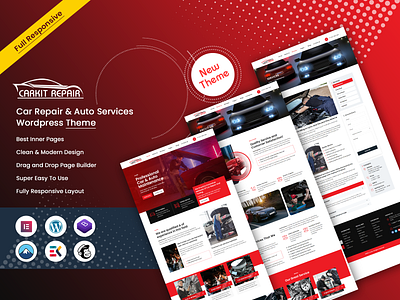 Carkit - Car Repair & Auto Services WordPress Theme car dealer templates