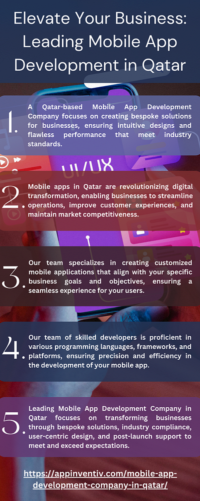 Mobile App Development Company in Qatar business mobileappdevelopment qatar