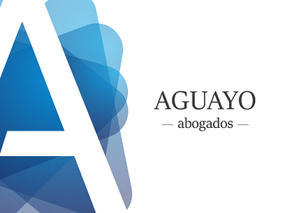 Aguayo abogados abogados branding desi design graphic design identity logo ui ux