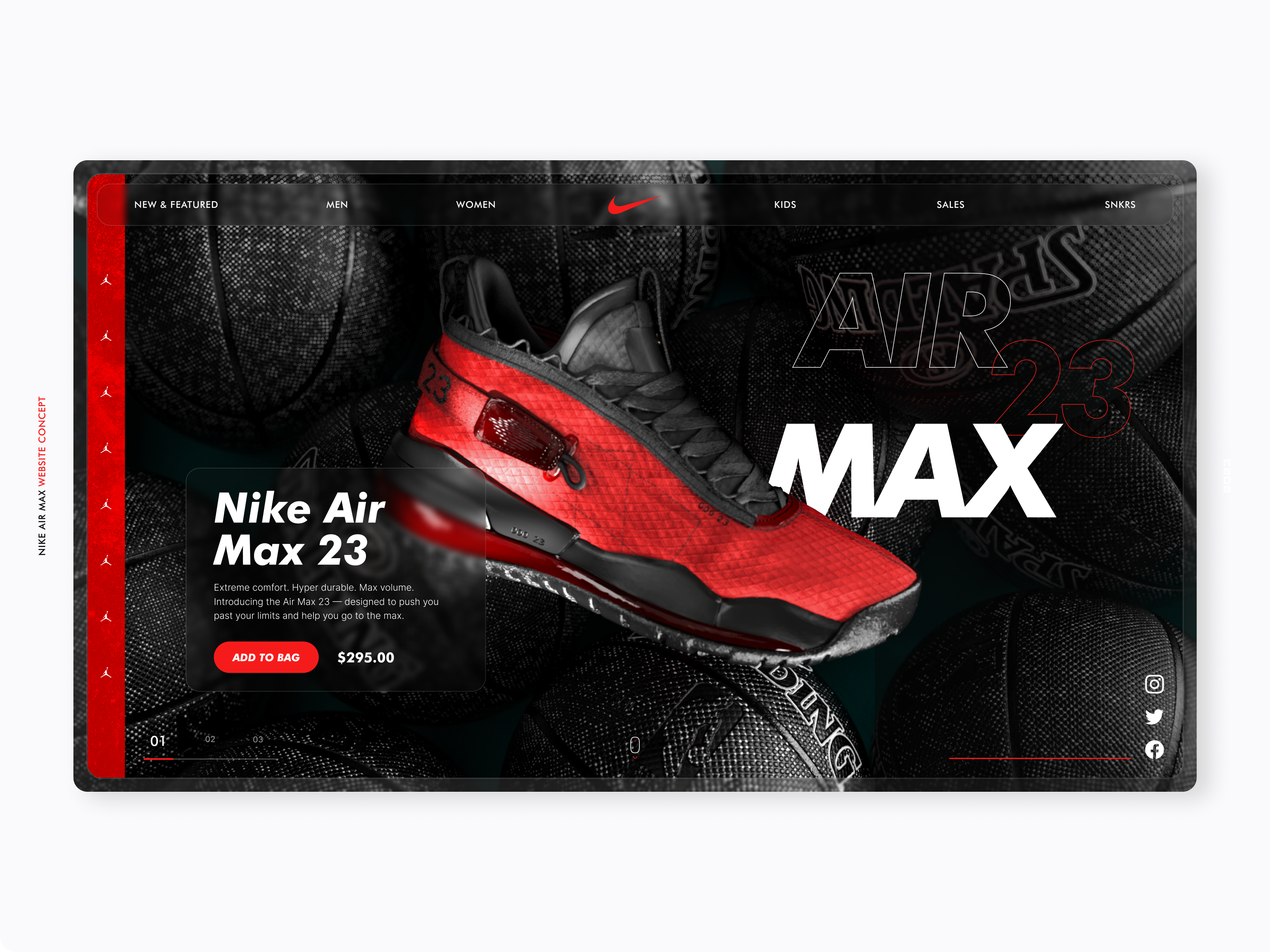 Nike Air Max 3d model 3d 4d air max cinema 4d design figma model nike product product design redshift sneakers ui ux visualization web web design