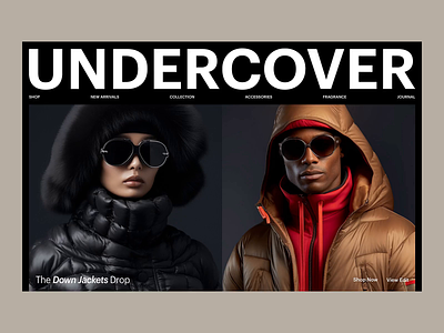 Undercover - Editorial Page animation card concept creative detail ecommerce editorial experience fashion gallery interaction loading page product shop store storytelling transition typography ui