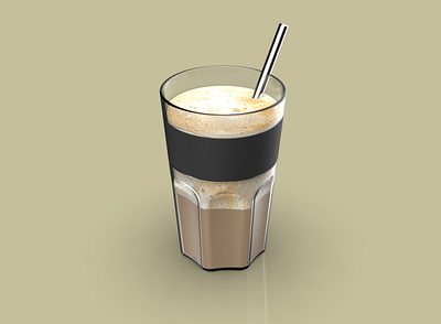 Cafe Latte 3d