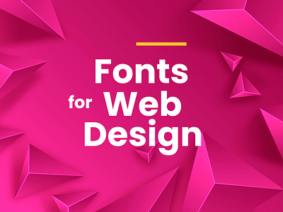 35+ Pixel Perfect Fonts for Web Designers fonts web design