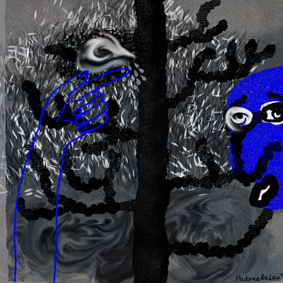 No.8/To feel 2dillustration abstract art abstract illustration comic digitalart digitalartist emotions feelings illustration