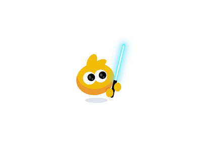 Technical Difficulties ae aftereffects animation berg character design funny jedi lightsaber loop mascot motion motion graphics