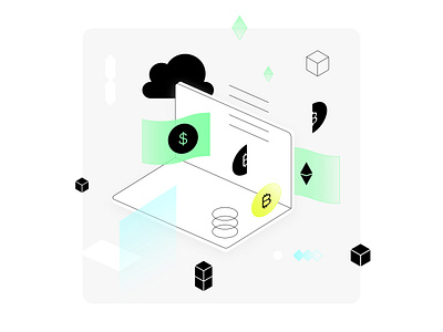 Blocklabs blockchain branding crypto design graphic design idenity illustration vector workshop91