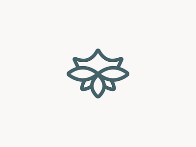 Abstract Crown & Flower — Logo Design adobe illustrator logo logo design