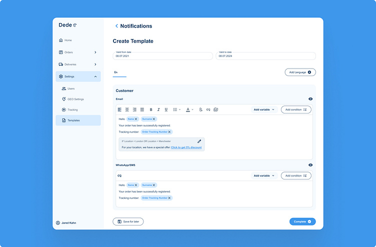 Email Templates Pages for logistics project by Yura Andriiv on Dribbble Email Templates Pages for logistics project by Yura Andriiv on Dribbble