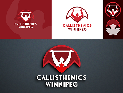 Callisthenics winnipeg logo animation branding design graphic design illustration logo typography ui ux vector