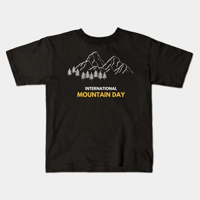 international mountain day tshirt branding design illustration logo tshirt
