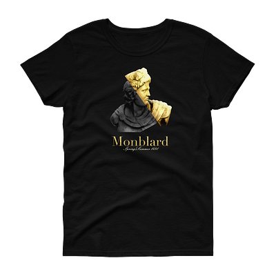 Monblard luxury t-shirt Roman antique style antique gold luxury luxury tshirt monblard roman