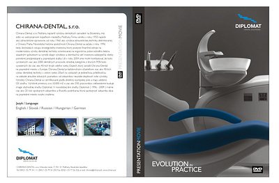 Diplomat Dental, DVD cover package cover dental dental unit diplomat dvd medical product packaging