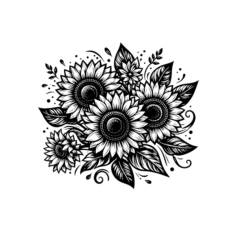 Sunflower SVG by Artful Assetsy on Dribbble