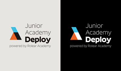 Junior Academy Deploy branding graphic design logo vector