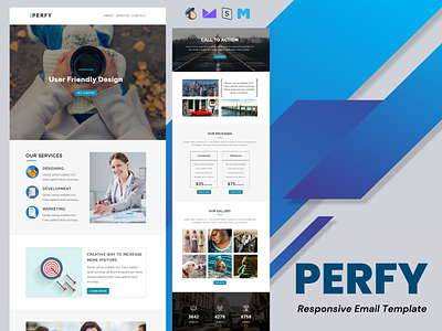 Perfy – Responsive Email Template digital marketing email email campaign email template newsletter