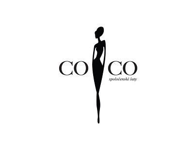 Coco fashion logo, dress coco dress fashion logo woman