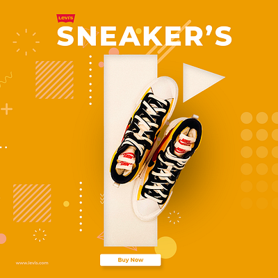 Sneakers Poster Design branding design graphic design illustration logo poster typography ui ux vector