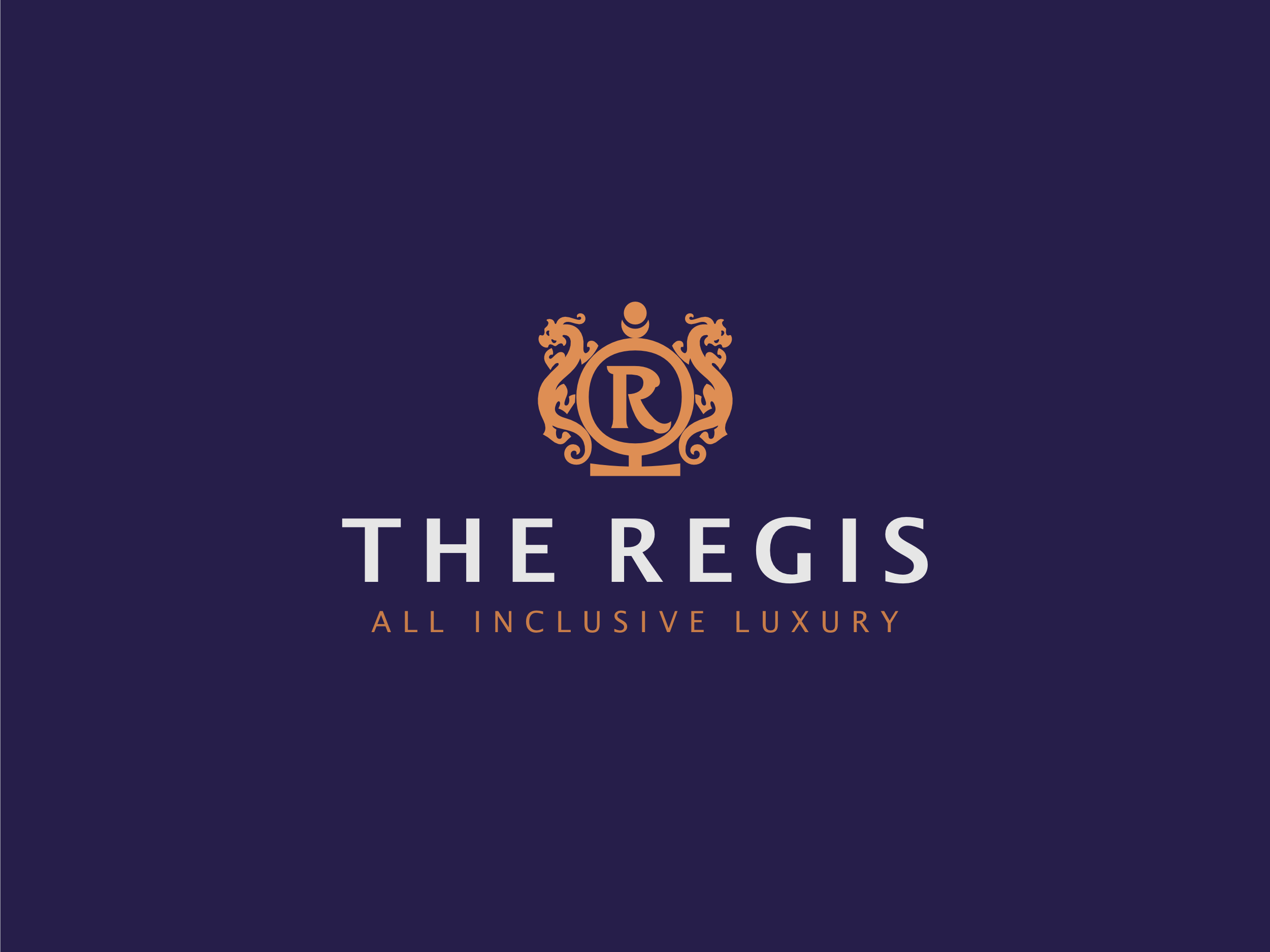 The Regis branding identity logo logotype regis resort symbol