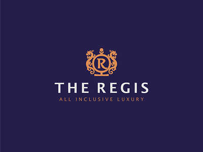 The Regis branding identity logo logotype regis resort symbol