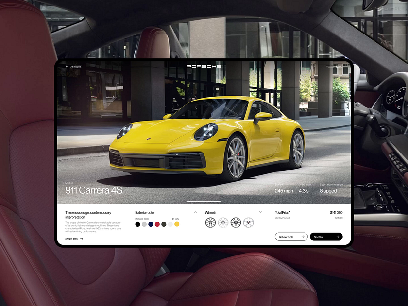 Browse thousands of Car Web images for design inspiration | Dribbble