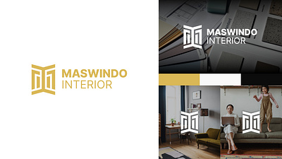 Maswindo Interior branding graphic design logo