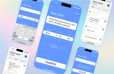 Simple To-Do List · Mobile app design task manager to do list ui