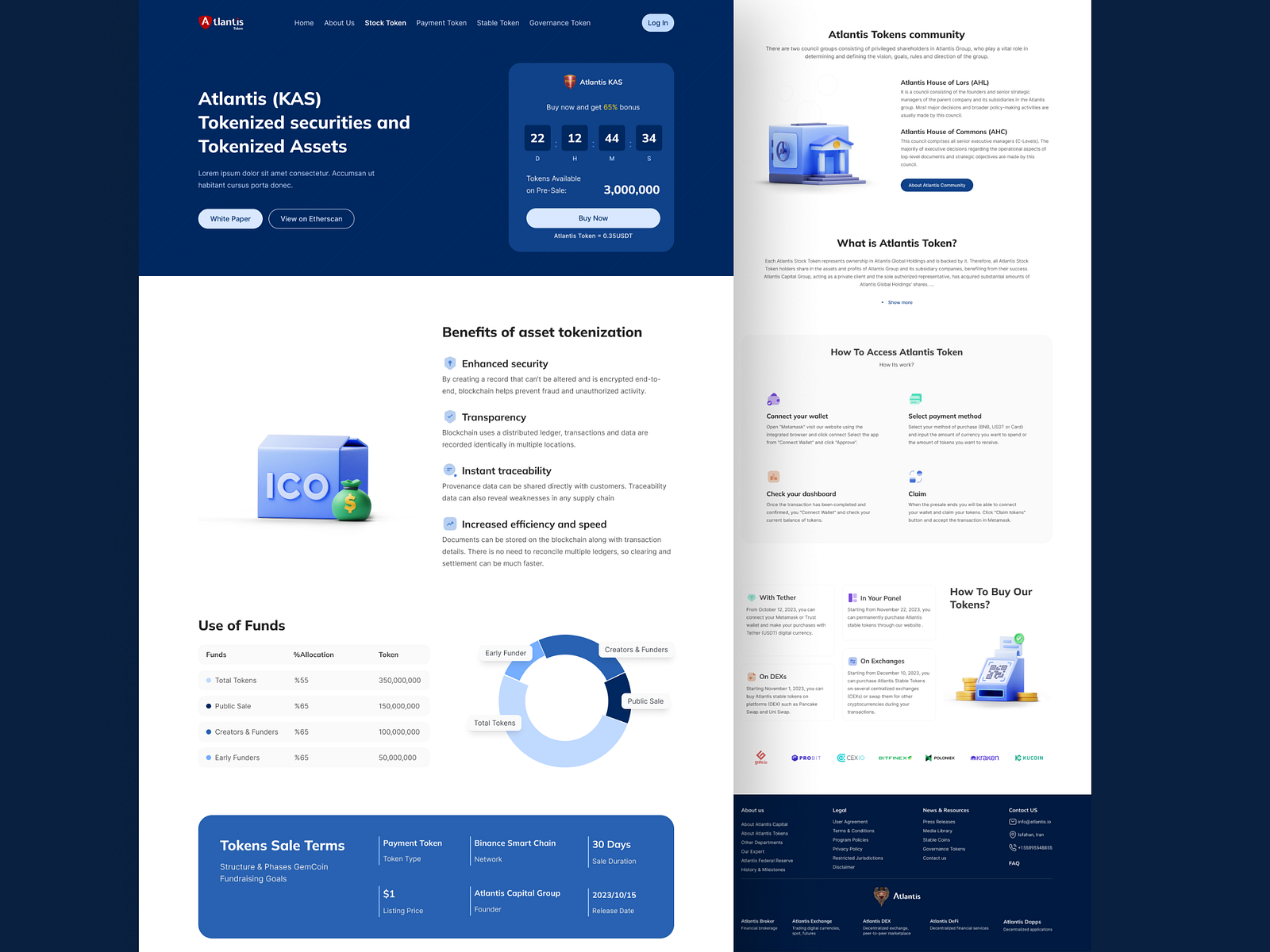 ICO (Web design) by negin nik on Dribbble