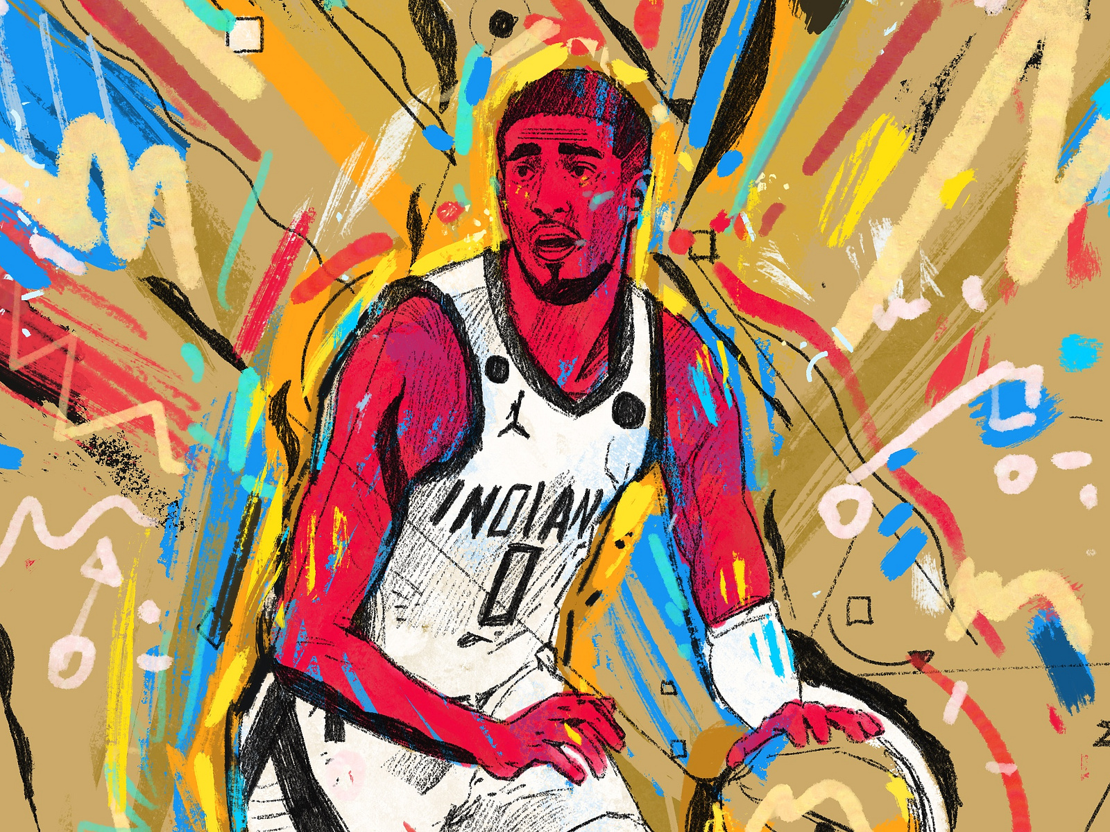 Tyrese Haliburton by Arunas Kacinskas on Dribbble