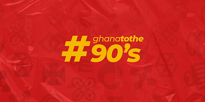 Ghana To The 90's 3d animation branding graphic design logo motion graphics