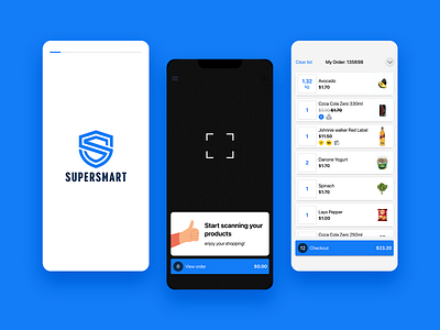 UX/UI / Supersmart App app design ios retail ui ux wireframes