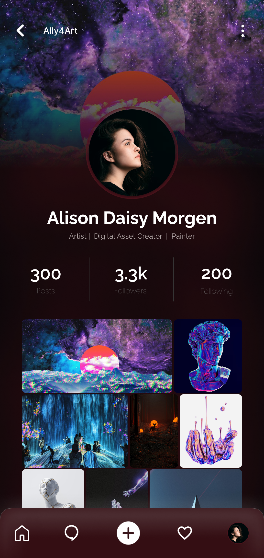 Profile UI #DailyUI ui