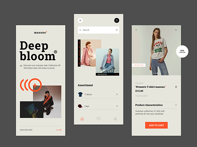 fashion market place design graphic design logo ui ux web website