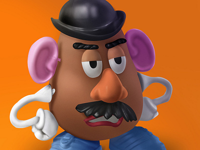 Mr. Potato - Digital Painting