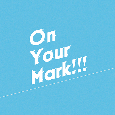 On Your Mark!!! - Logo graphic design